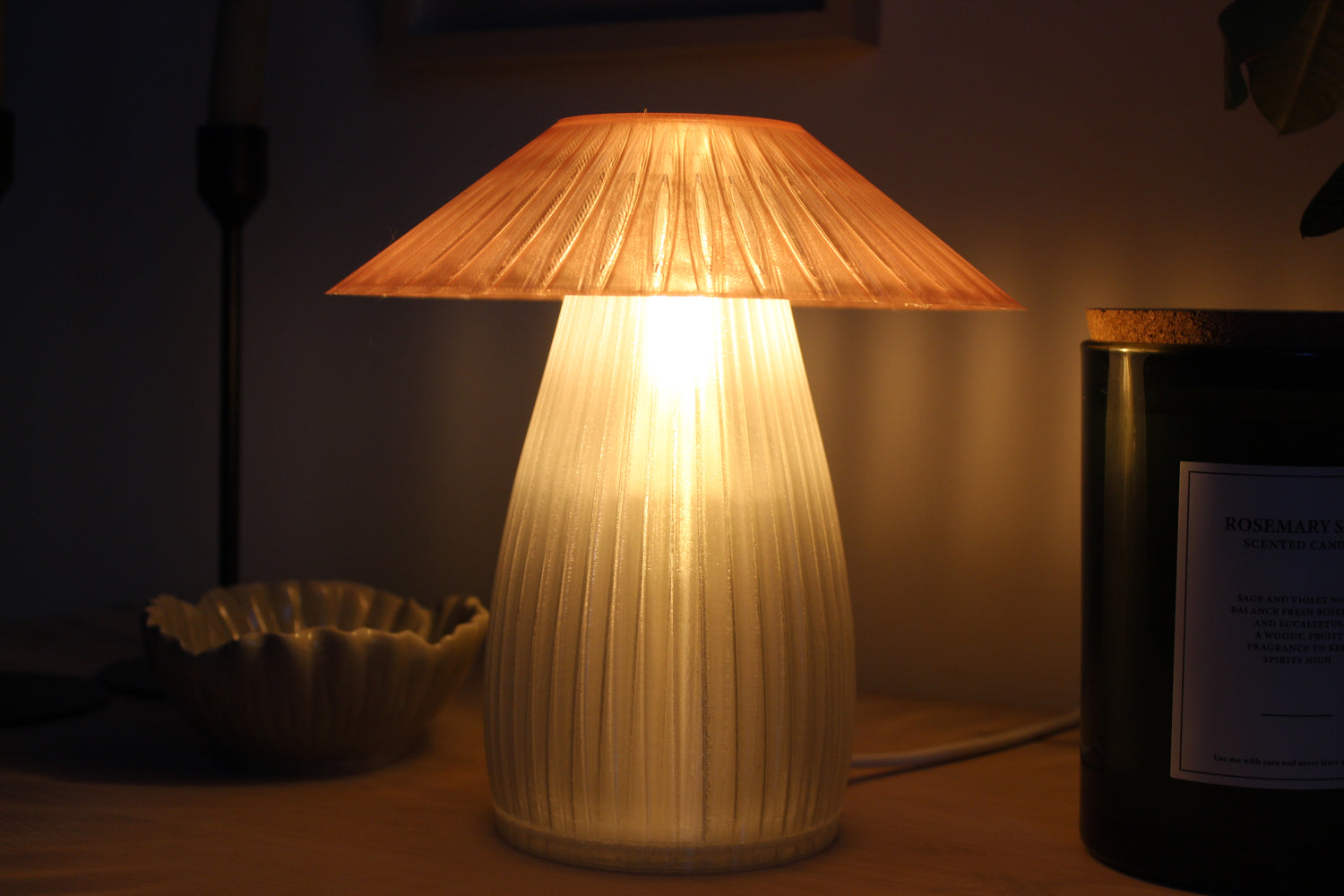 Bordslampa Svamp