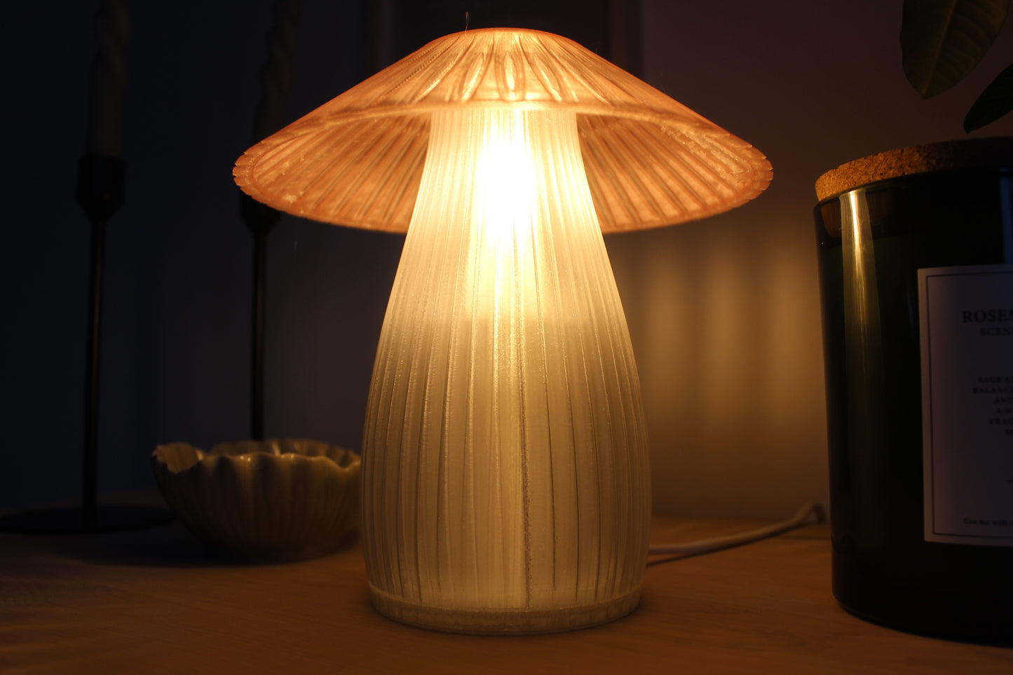 Bordslampa - Svamp Mellan