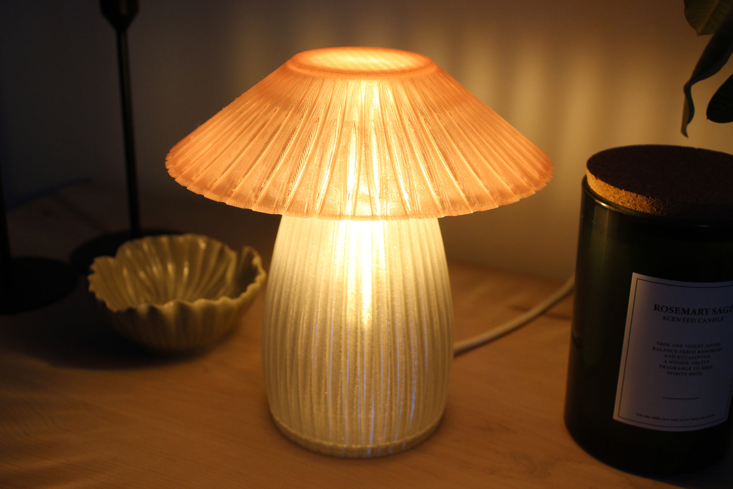 Bordslampa - Svamp Mellan