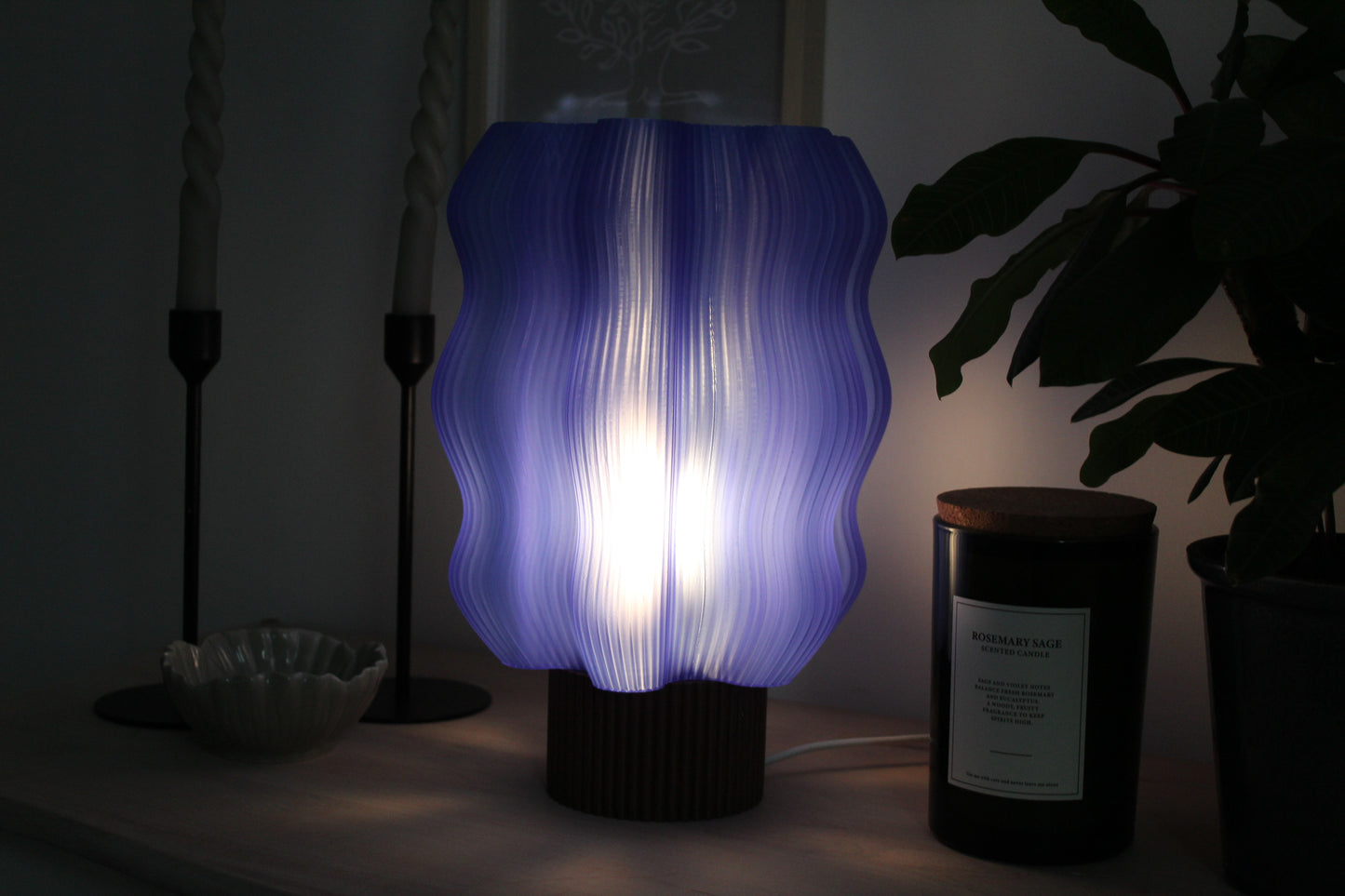 Bordslampa, Blåbär