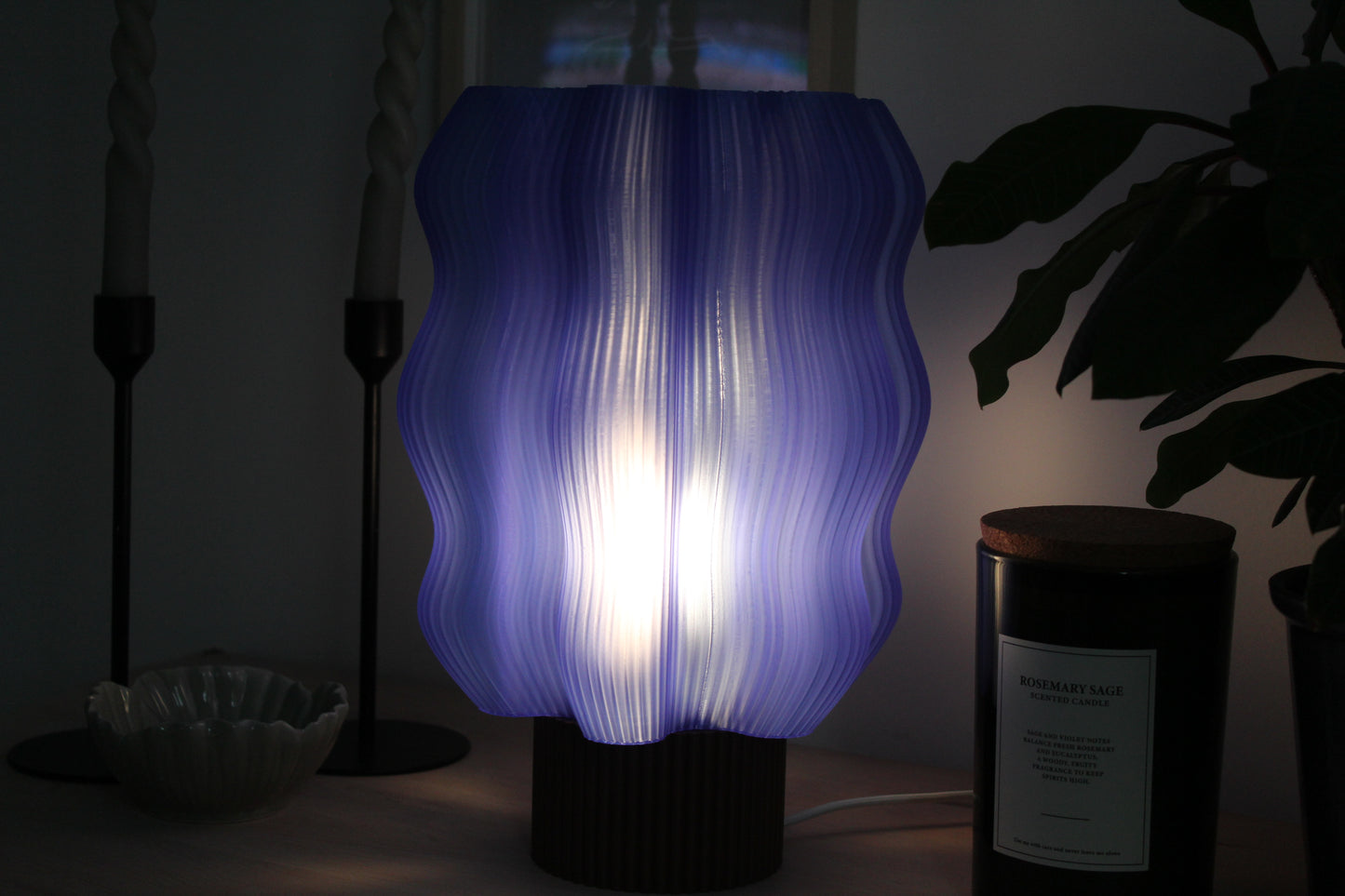 Bordslampa, Blåbär
